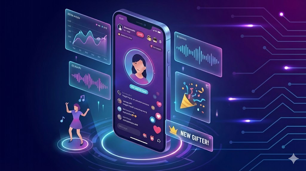 A dynamic mockup of the LiveTix dashboard.